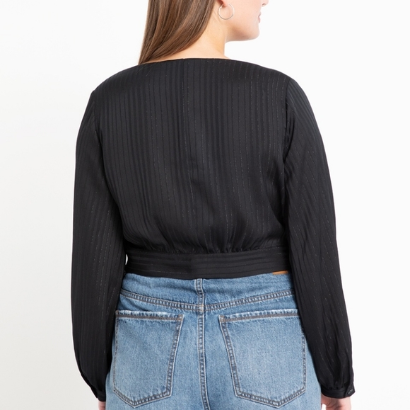 Faux wrap top - Picture 10 of 11